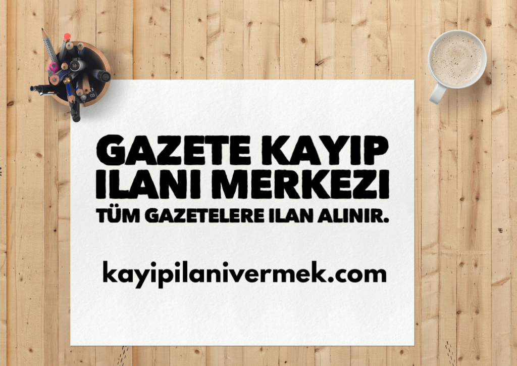 Yazar Kasa Ruhsat Kayıp ilanı